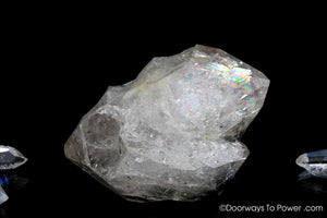 Herkimer Diamond Double Terminated Tantric Twin Record Keeper Crystal 'TWIN SOULS'