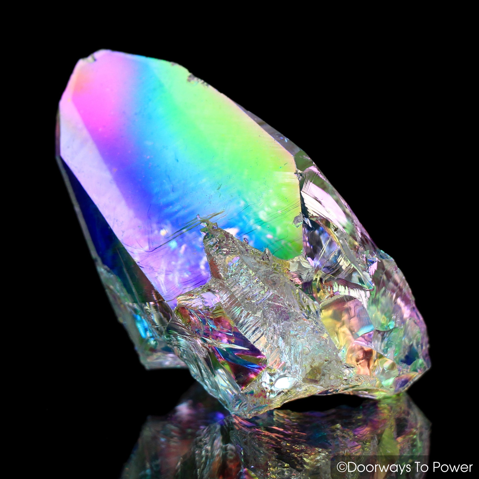 crystal angel aura quartz