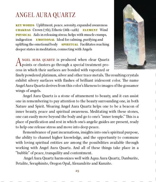 properties of angel aura quartz