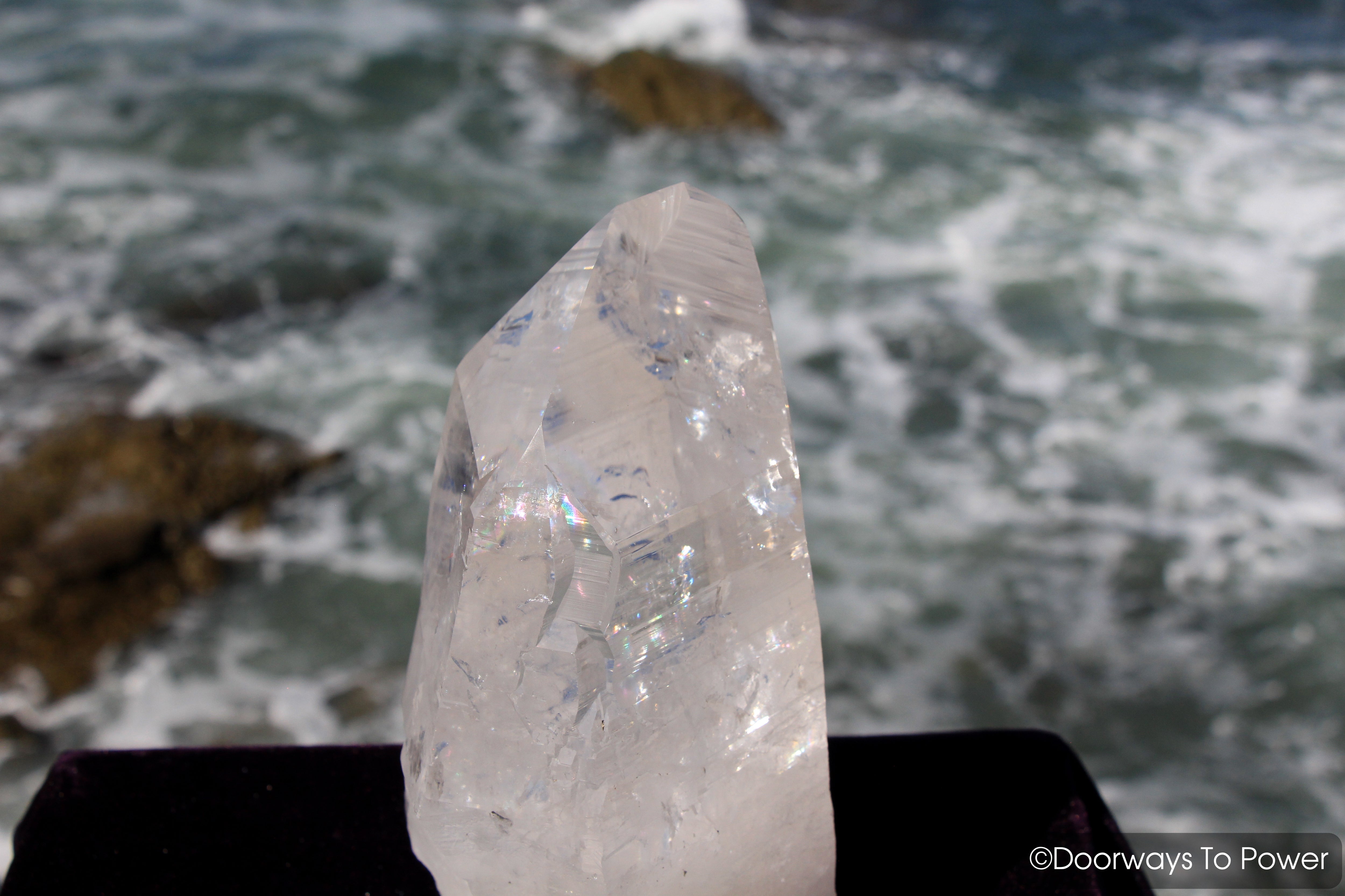 Lemurian Light Crystal Altar Stone Trigonic Quartz Rare 8 lbs ...