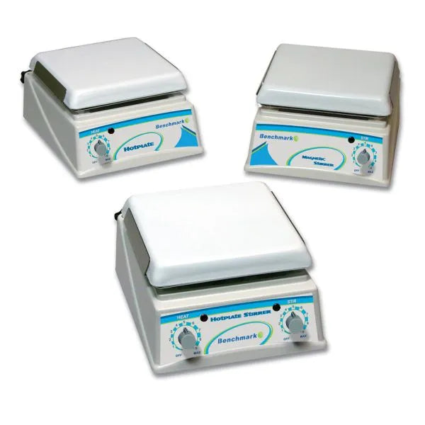 BENCHMARK ANALOG HOTPLATE, MAGNETIC STIRRER, AND HOTPLATE STIRRER