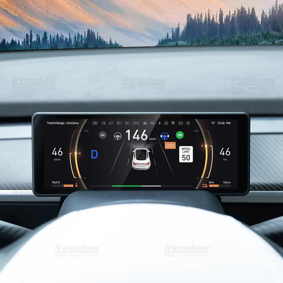 Écran arrière pour Tesla modèle 3Y installation facile intégration  transpare