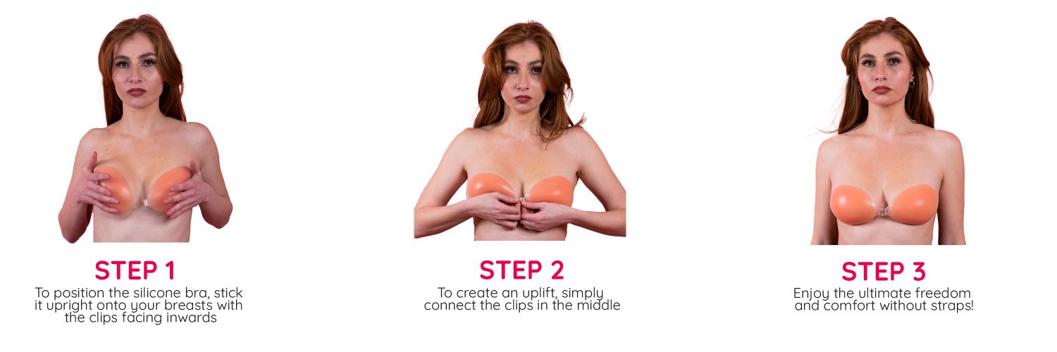 Experience the beauty and comfort of Brelese Sticky bra inserts