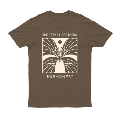 THE WINDING WAY WALNUT ALBUM TSHIRT - The Teskey Brothers product image