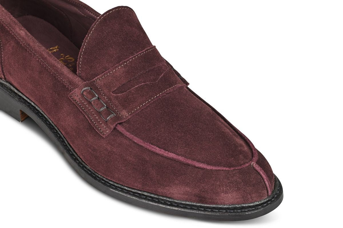 Adam Penny Loafer - New Brown Suede – R E Tricker Ltd