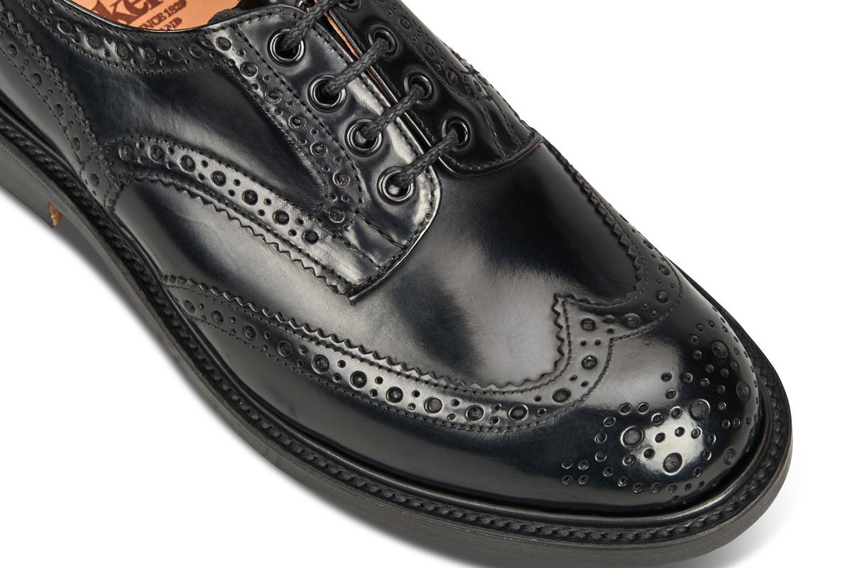 BOURTON COUNTRY SHOE - BLACK – R E Tricker Ltd