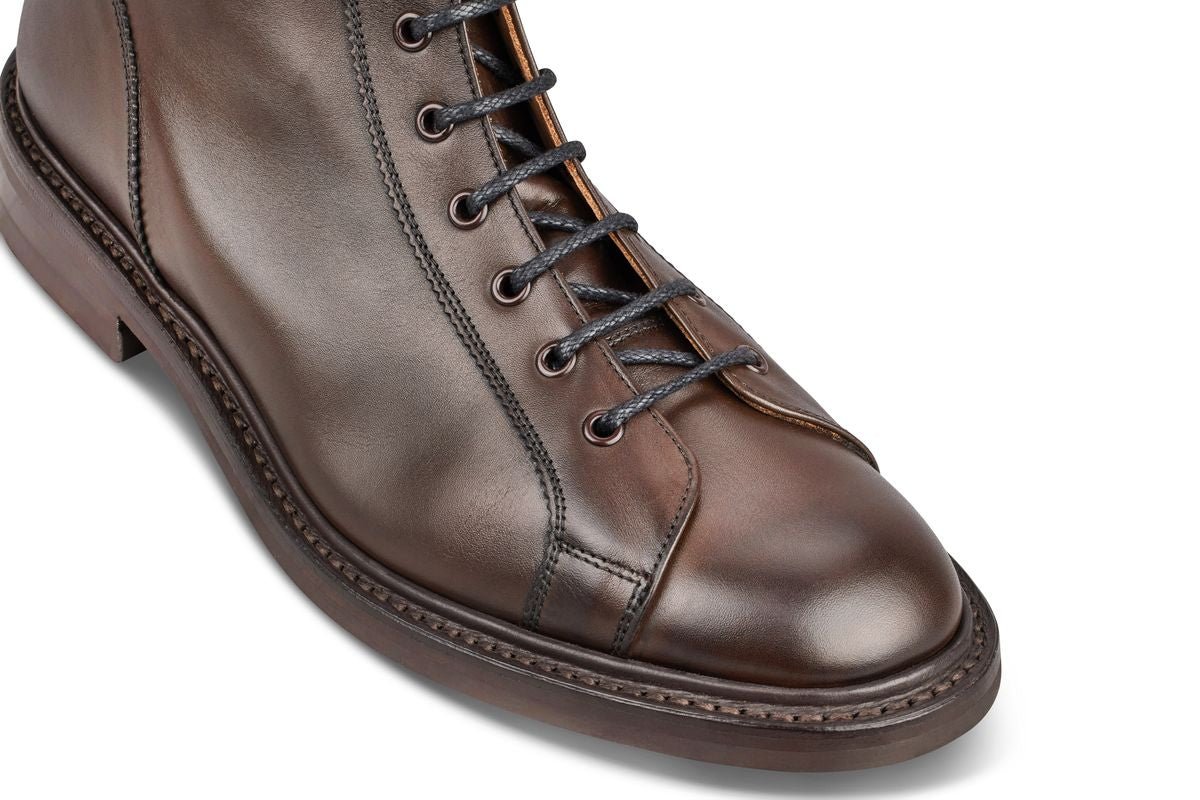 Ethan Monkey Boot - Black Calf – R E Tricker Ltd