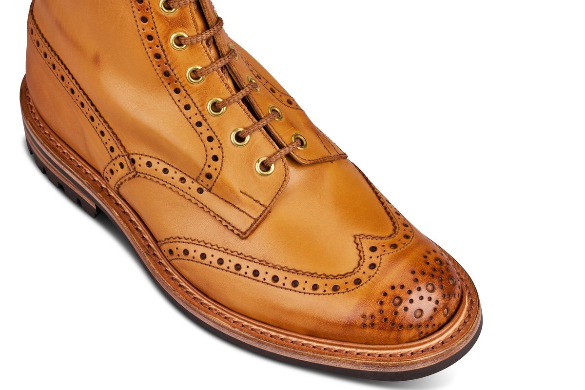 Stow Country Boot - Marron Antique – R E Tricker Ltd