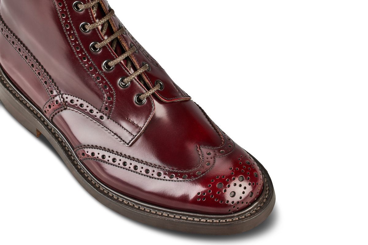 Trickers stow store burgundy