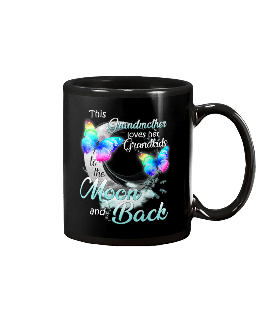 This Grandmother Love Her Grandkids To The Moon - Grandma Mug 0921