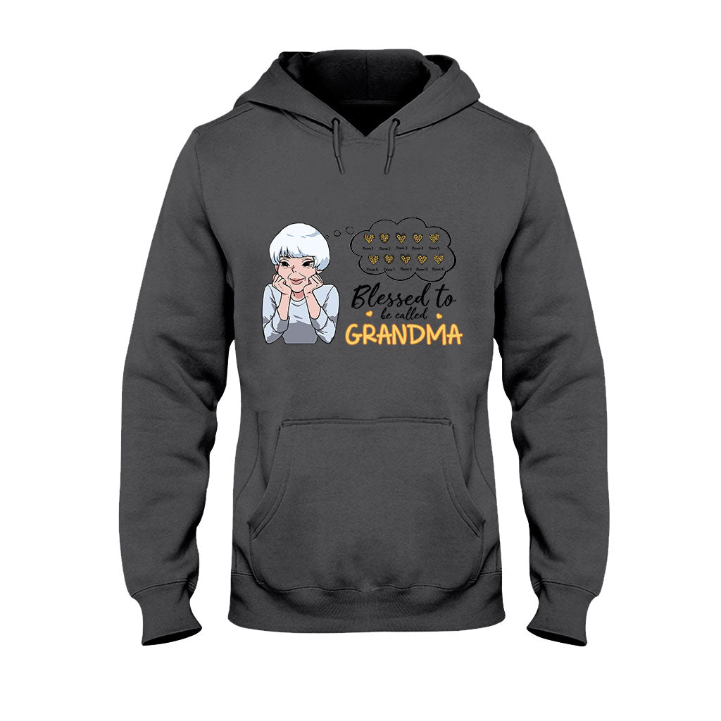 Blessed To Be Called Grandma - Personalized T-shirt and Hoodie