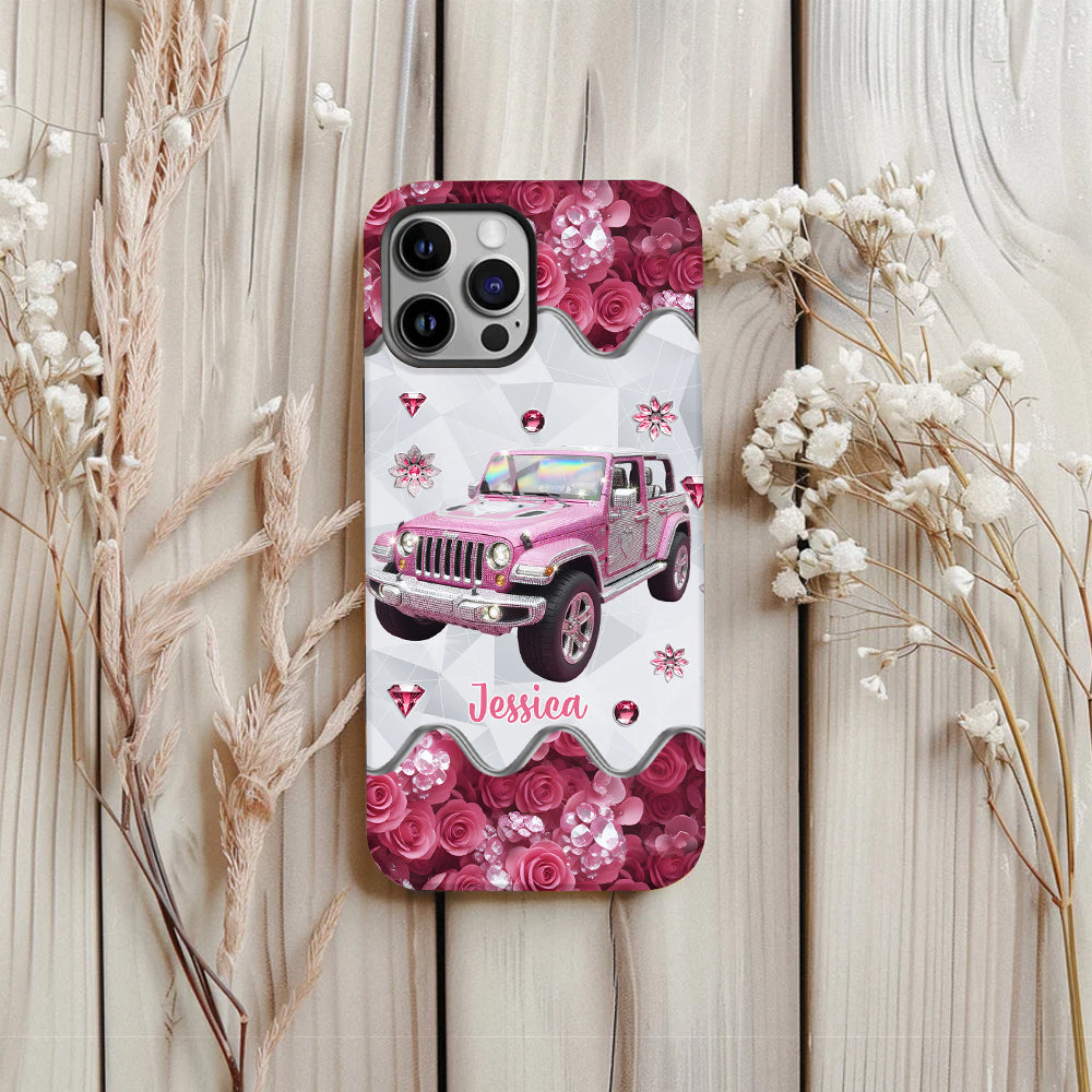 Glitter Car - Personalized Car Full Print Phone Case