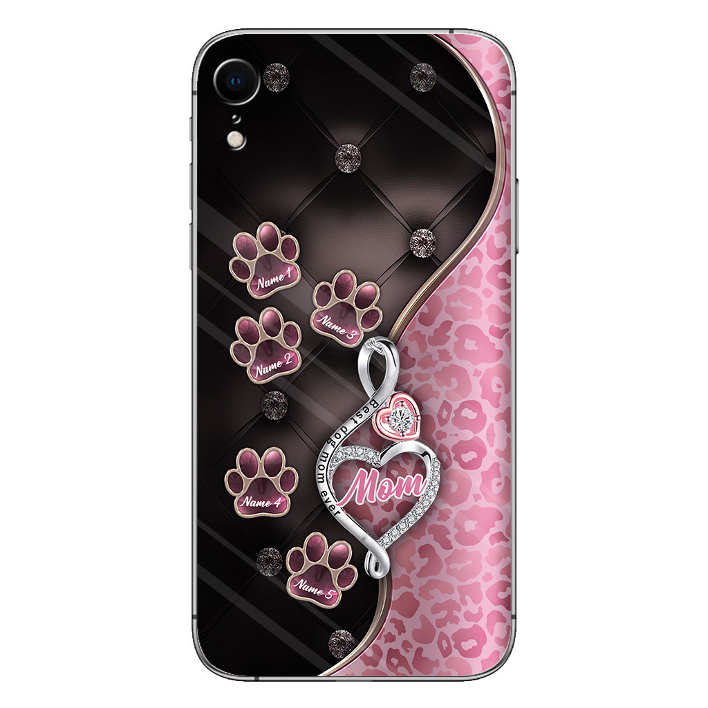 Best Dog Mom Ever Rose Gold - Mother's Day Personalized Dog Phone Case