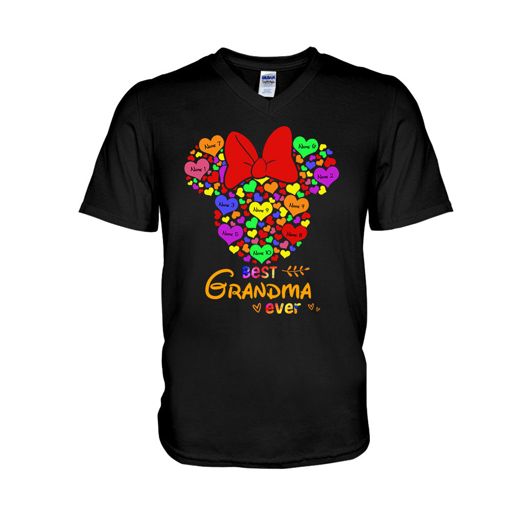 Best Grandma Ever - Personalized Mother's Day Mouse T-shirt and Hoodie