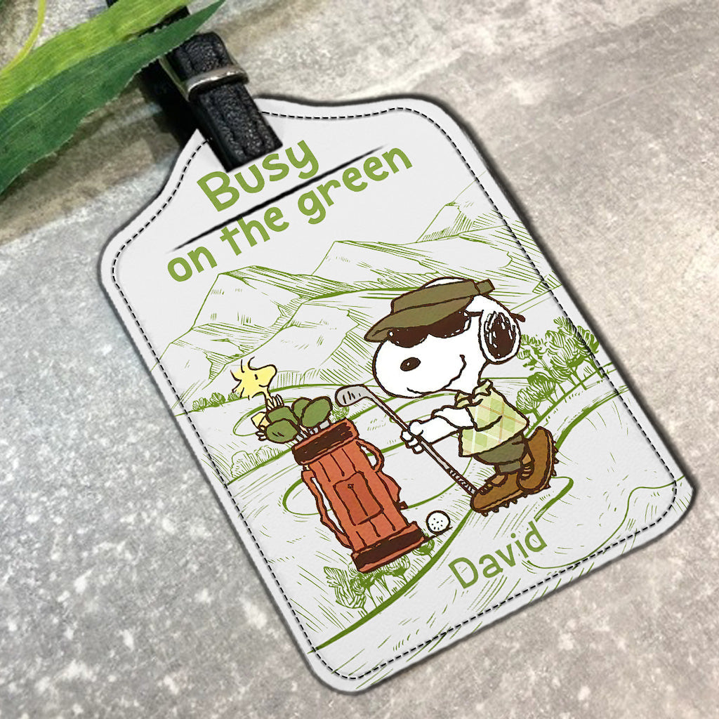 Fueled By - Personalized Leather Luggage Tag