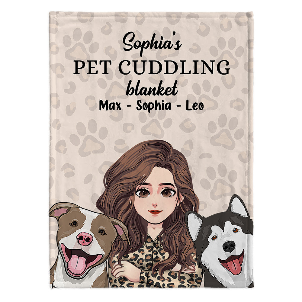 Pet Cuddling blanket - Personalized Cat Blanket