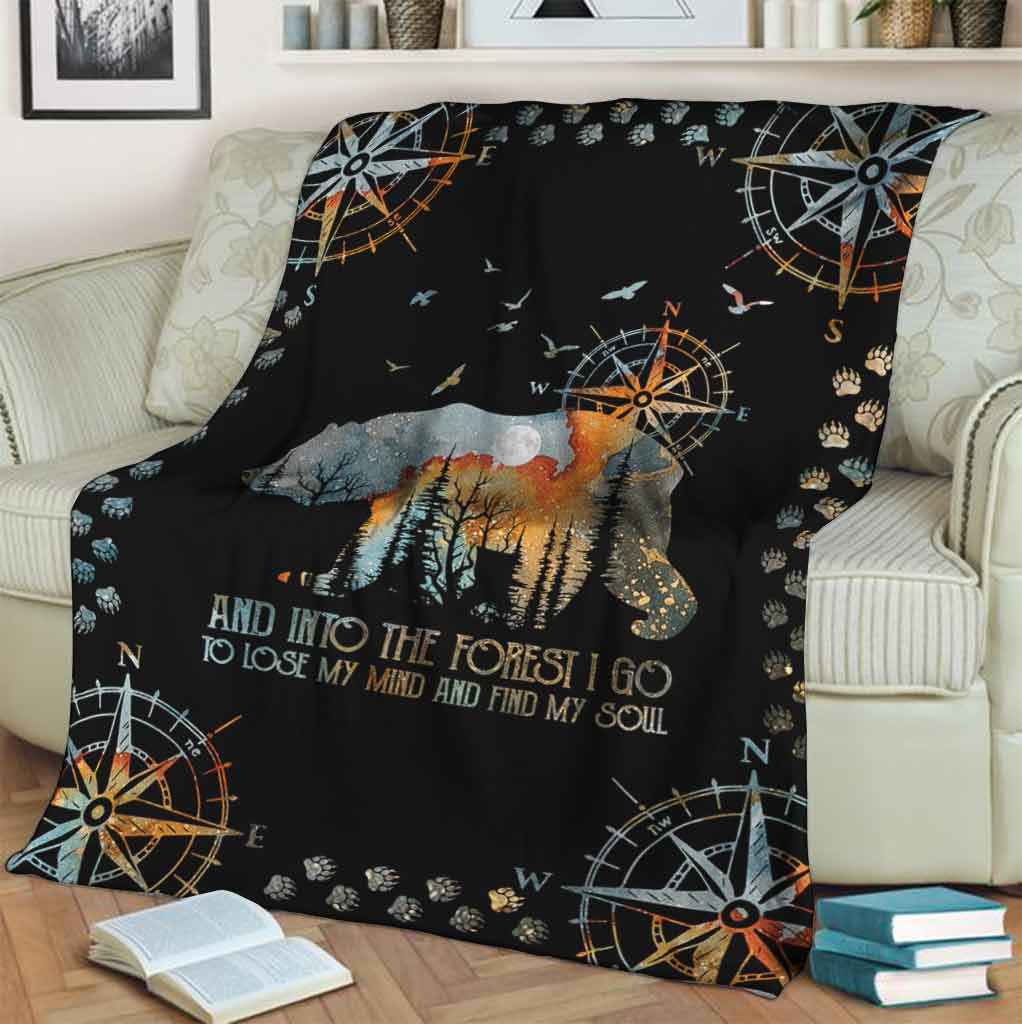 And Into The Forest I Go - Camping Blanket