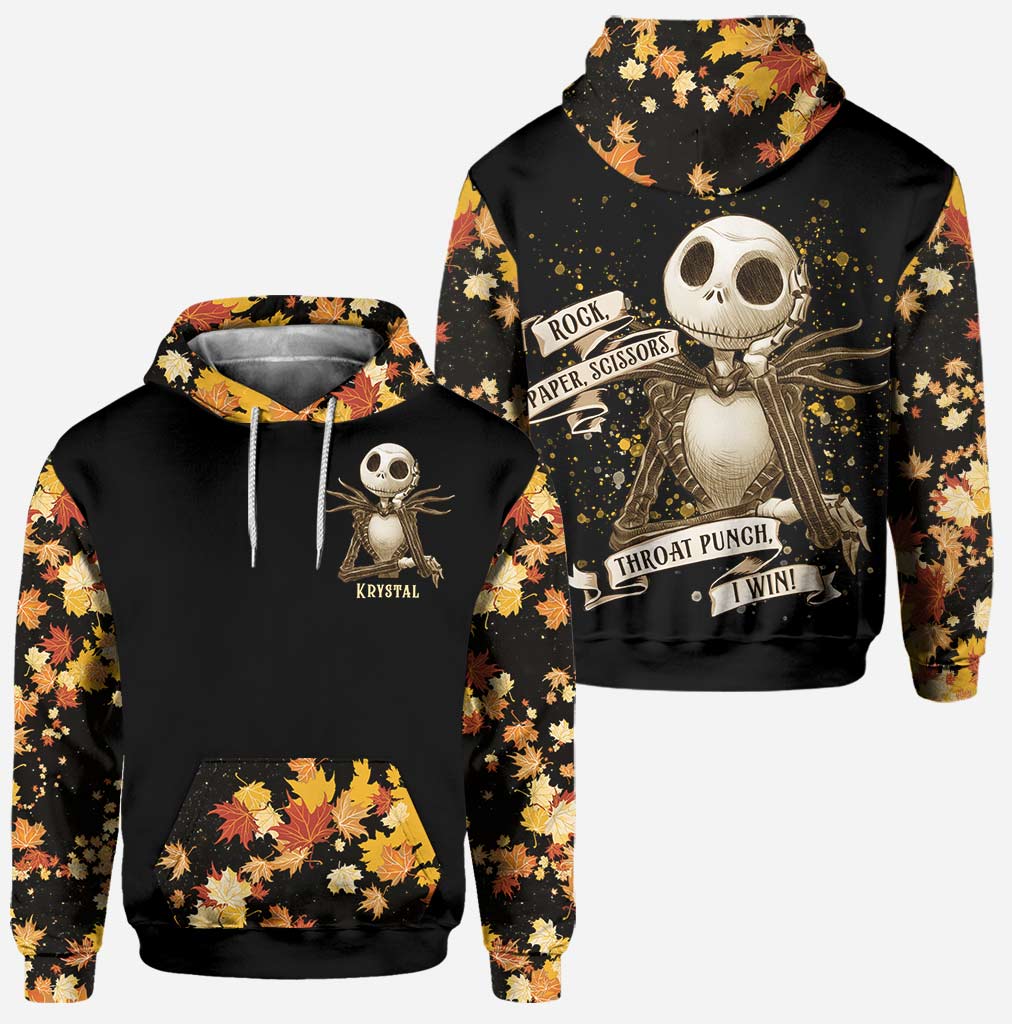 Rock Paper Scissors - Personalized Nightmare Hoodie and Leggings