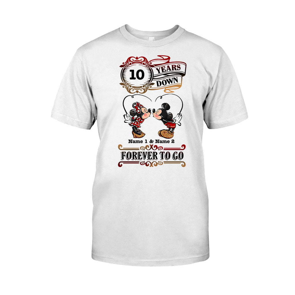 Forever To Go - Personalized Couple Mouse T-shirt and Hoodie