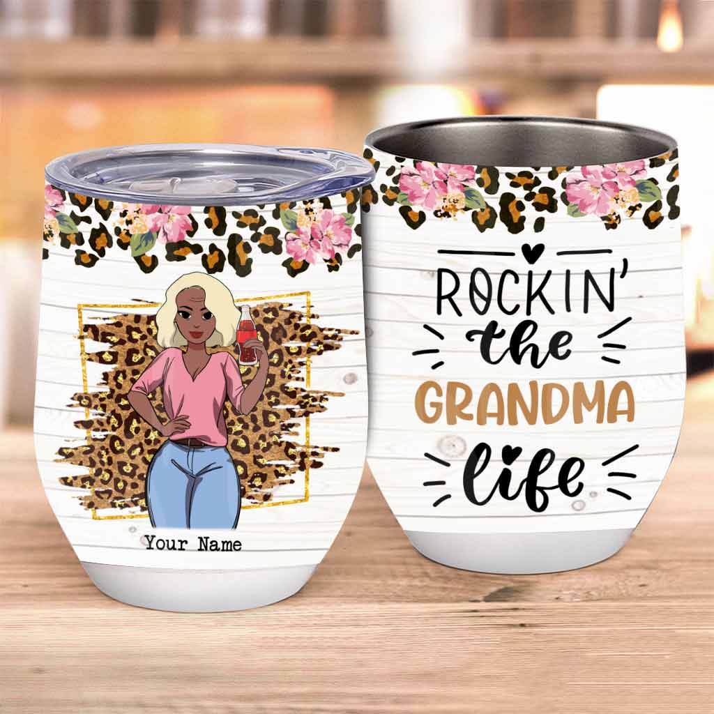 I'm Like Normal Grandma But More Awesome - Personalized Grandma Wine Tumbler