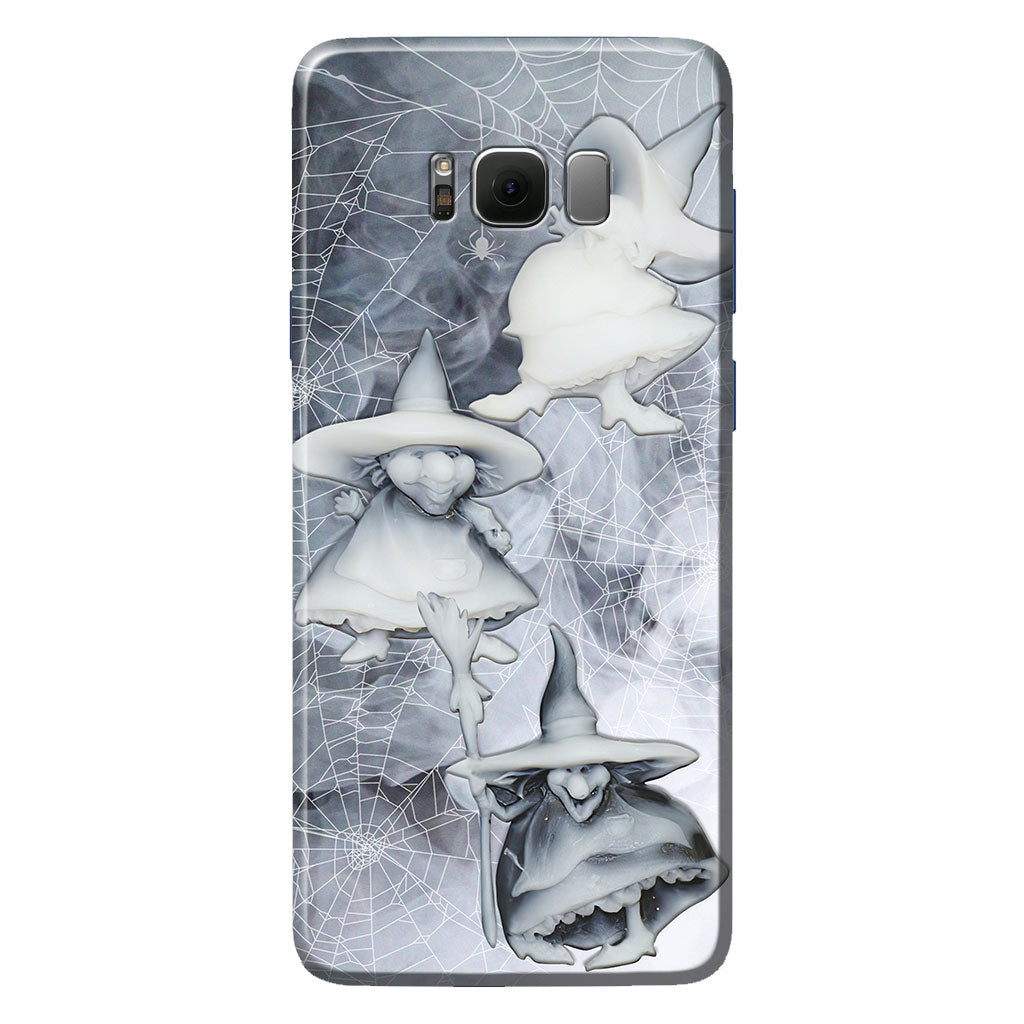 Three Little Witches - Phone Case With 3D Pattern Print