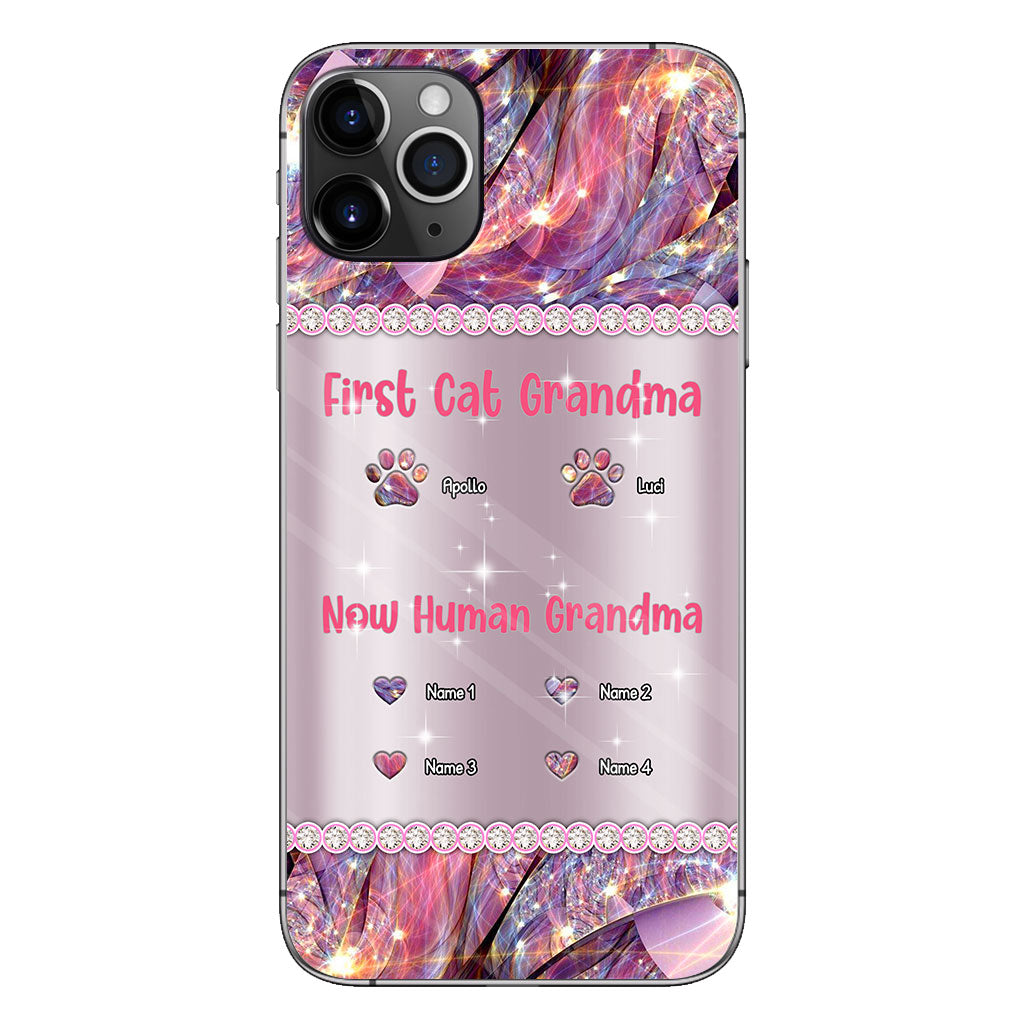 Cat Grandma Human - Personalized Mother's Day Phone Case