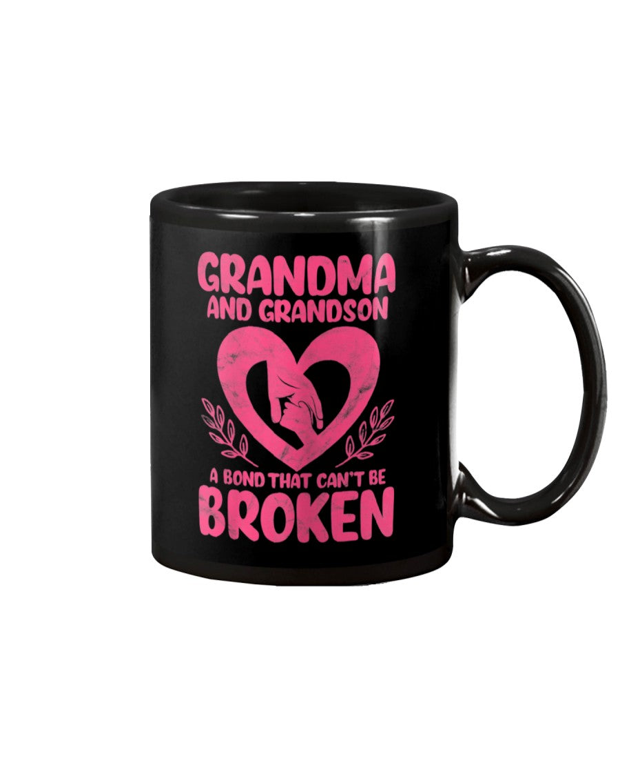 Grandma And Grandson A Bond That Can't Be Broken - Grandma Mug 0921