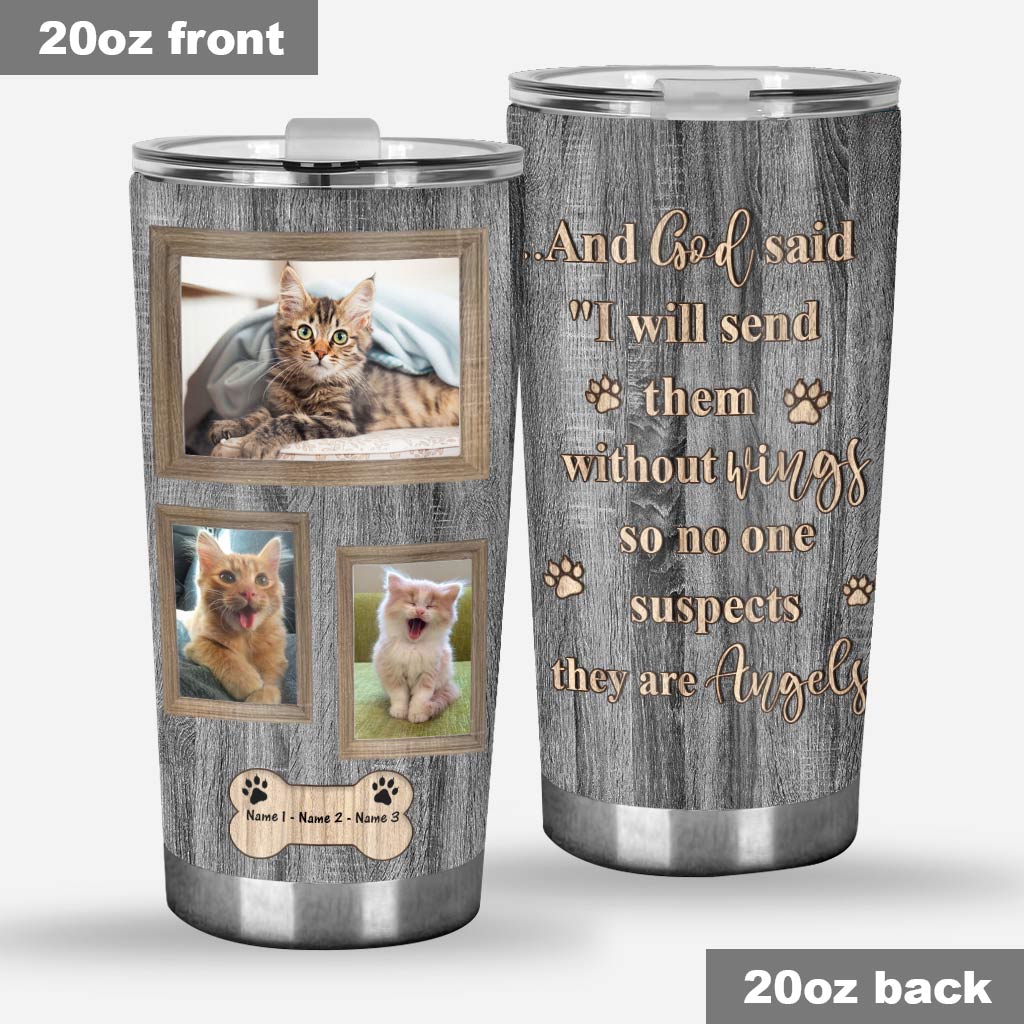 And God Said - Personalized Cat Tumbler