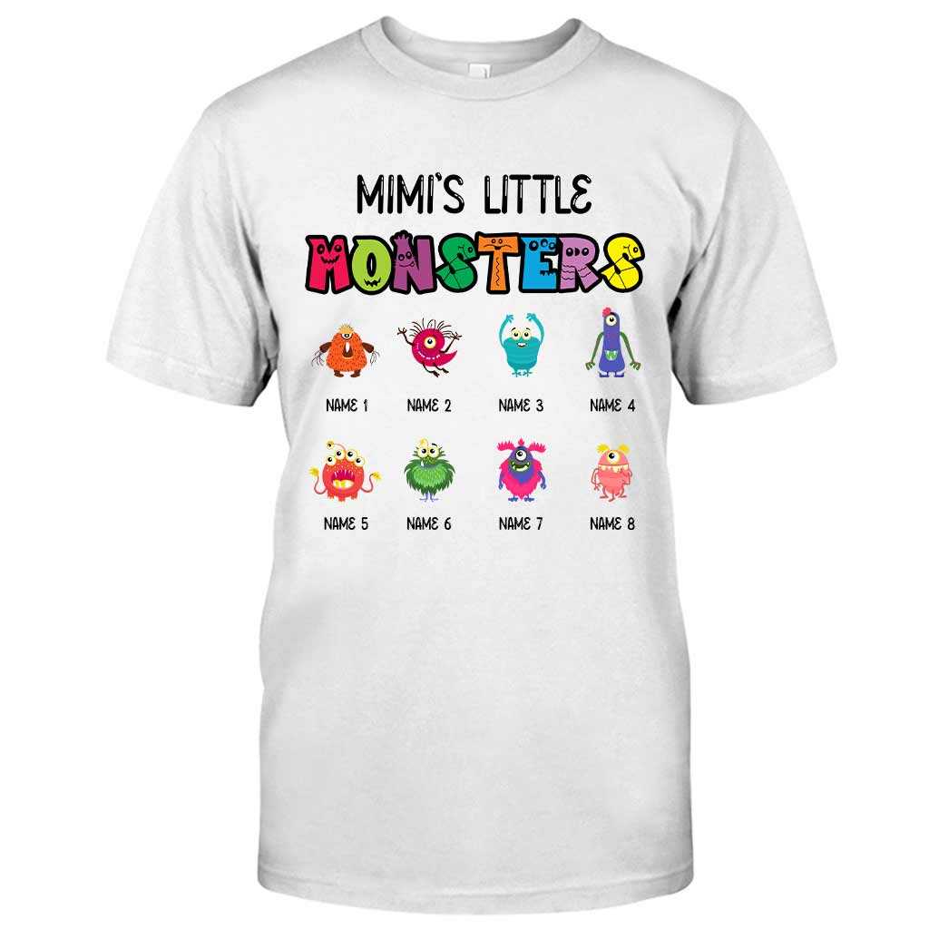 Granma Lil Monsters - Personalized Mother's Day Grandma T-shirt and Hoodie