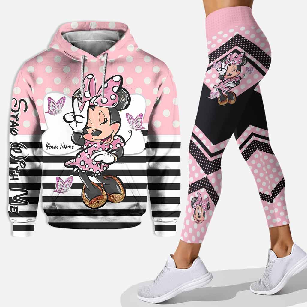 Stay With Me - Personalized Mouse Hoodie And Leggings