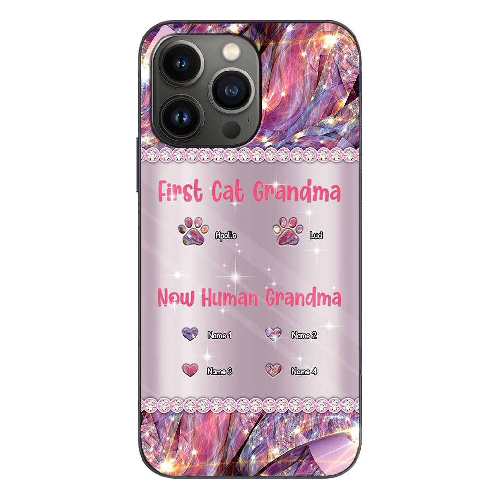 Cat Grandma Human - Personalized Mother's Day Phone Case
