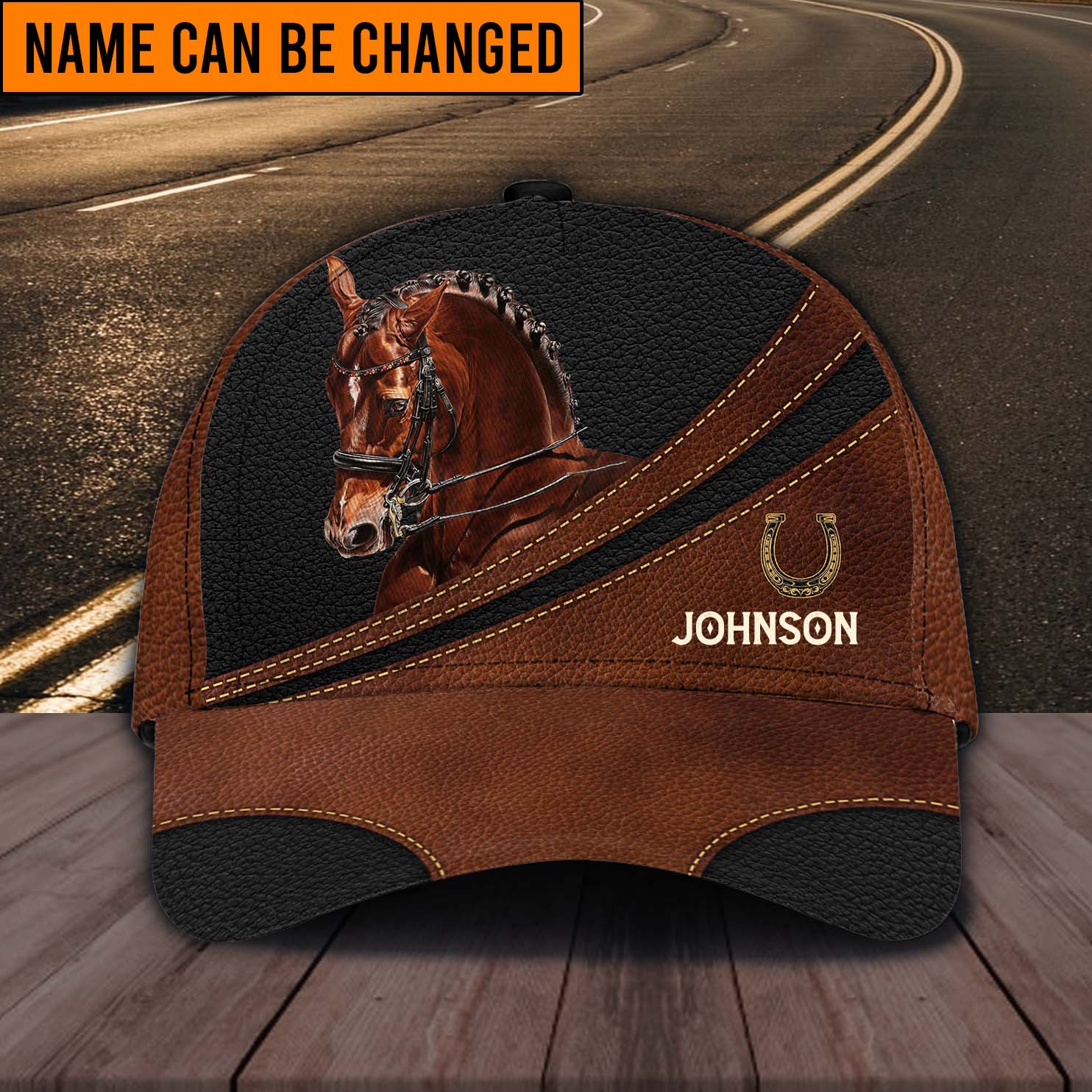 Love Horses Personalized Horse Classic Cap 0523