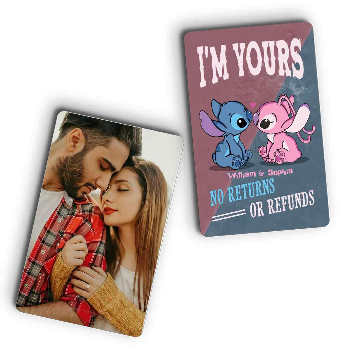 I'm Yours - Personalized Ohana Wallet Insert Card
