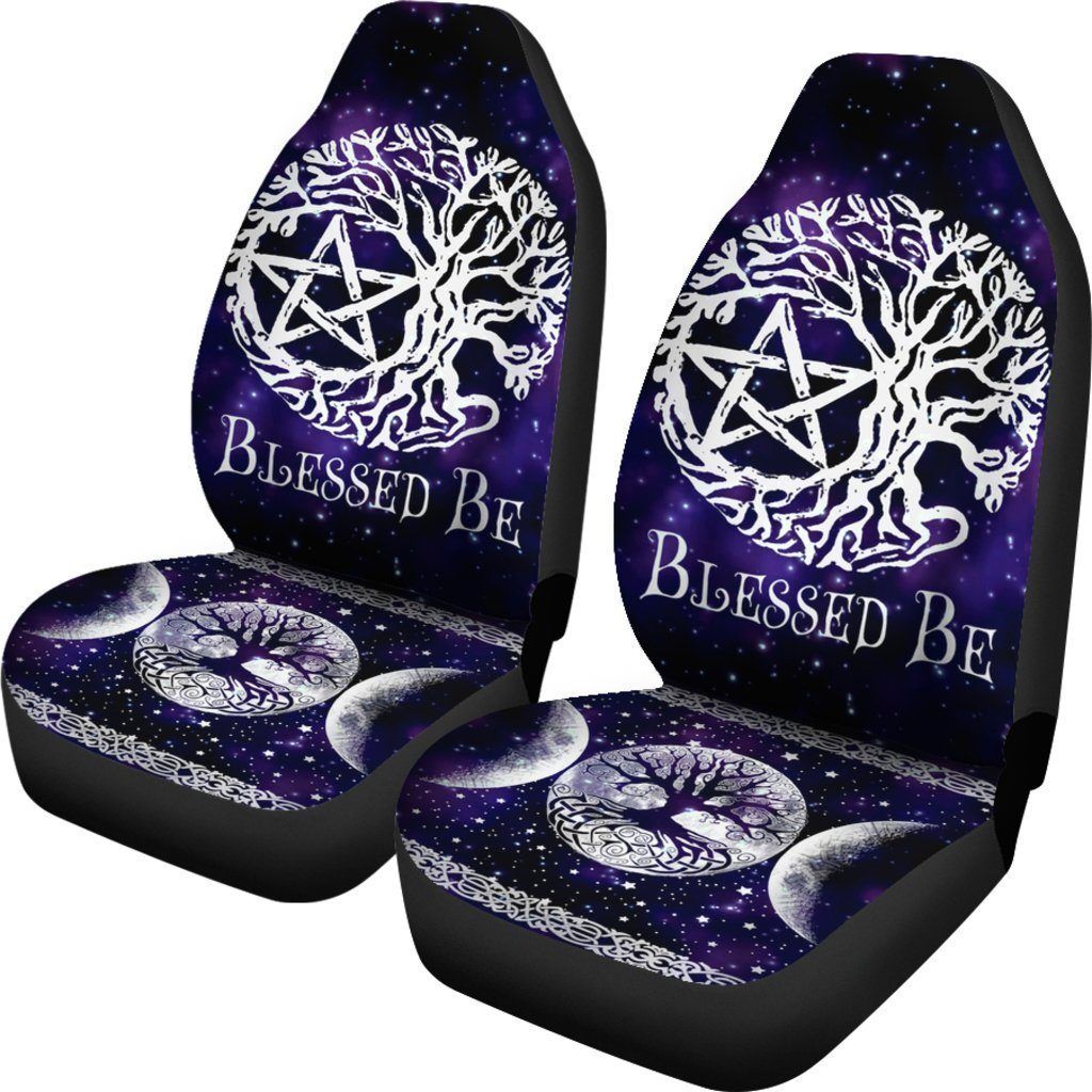 Blessed Be - Witch Seat Covers 0822