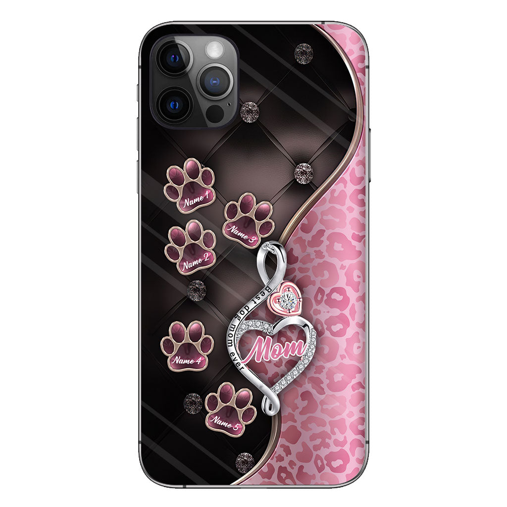 Best Dog Mom Ever Rose Gold - Mother's Day Personalized Dog Phone Case