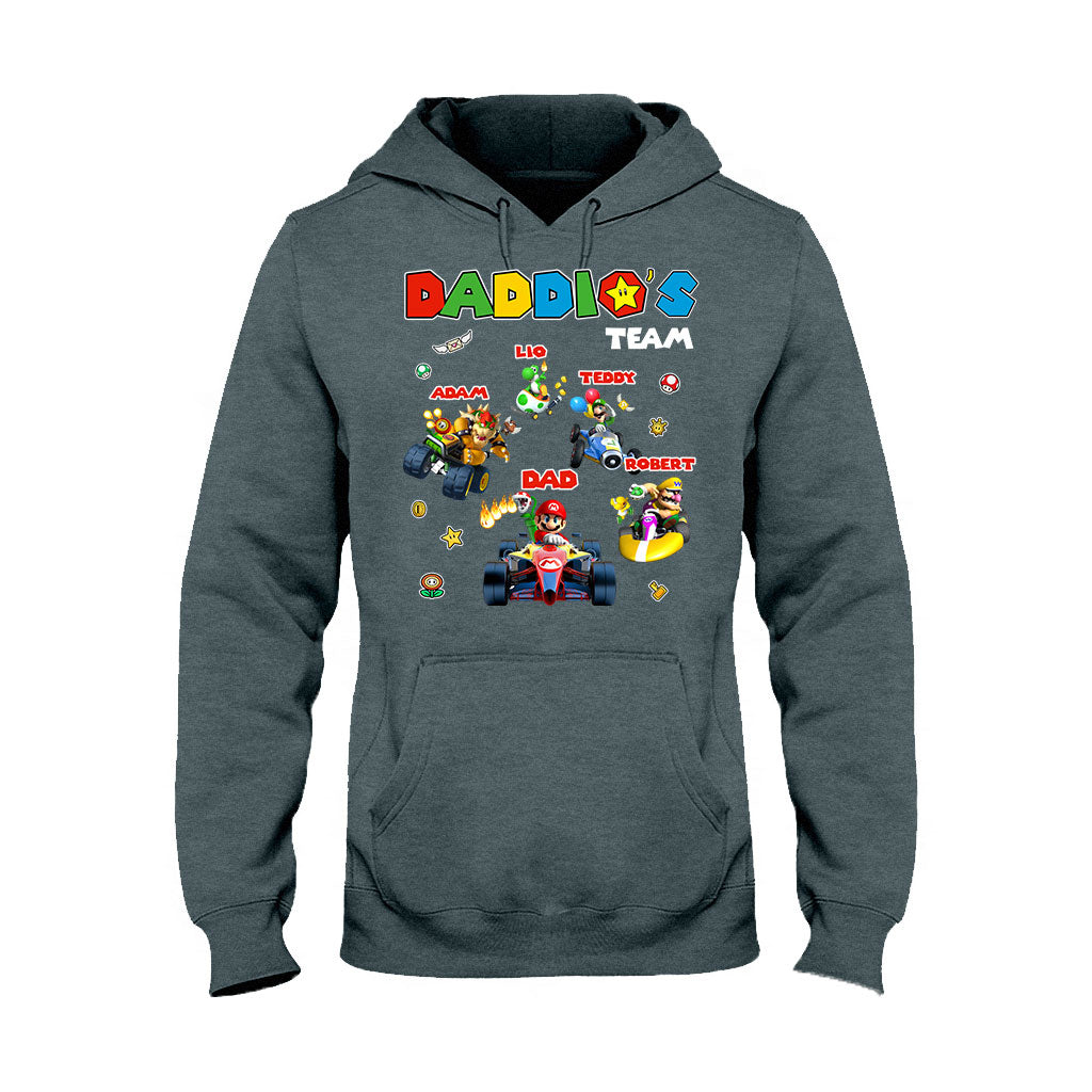 Best Daddio Mario Ever Any Title - Personalized Super Plumber T-shirt And Hoodie