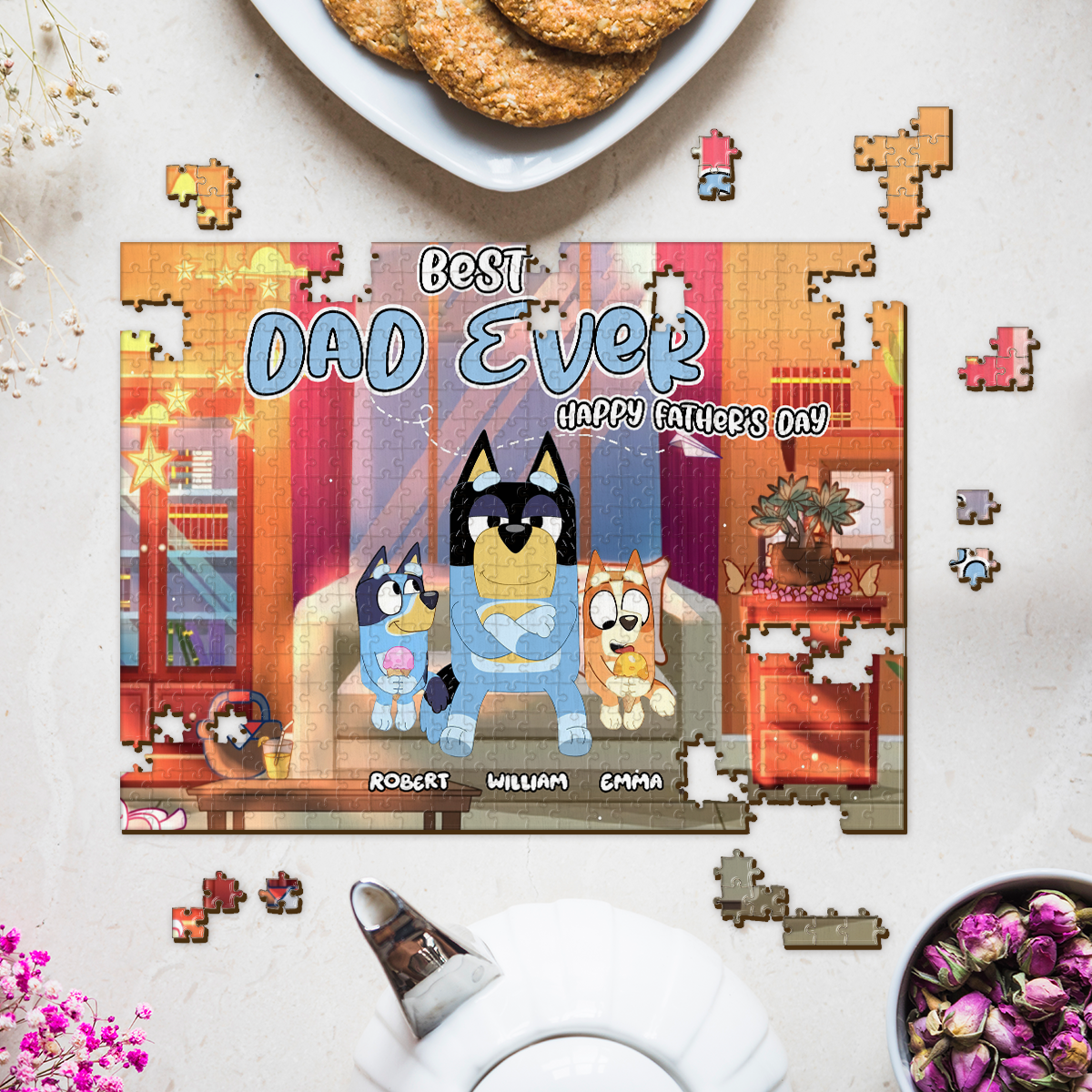 Best Dad Ever - Personalized Jigsaw Puzzle