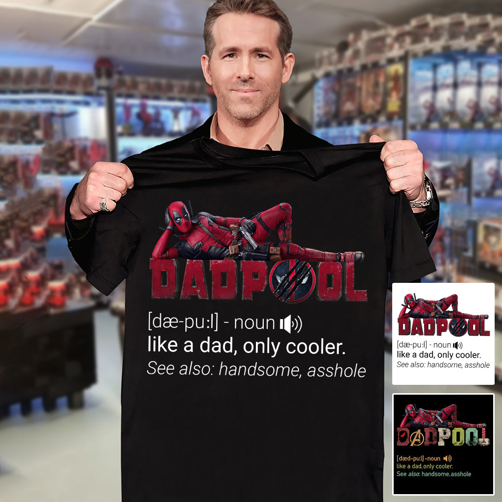 Dadpool - Personalized Superhero T-shirt And Hoodie