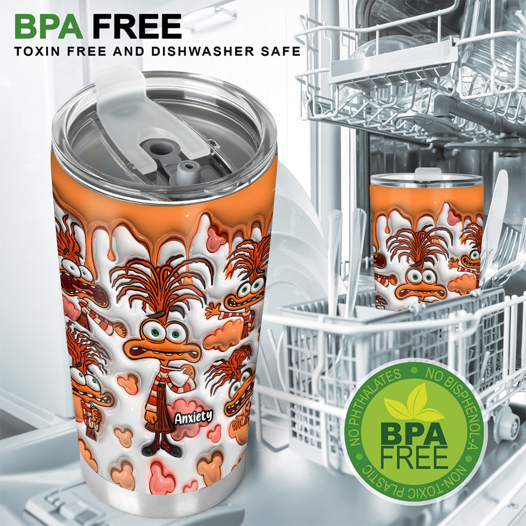 It's Ok To Feel All The Feels - Personalized Tumbler
