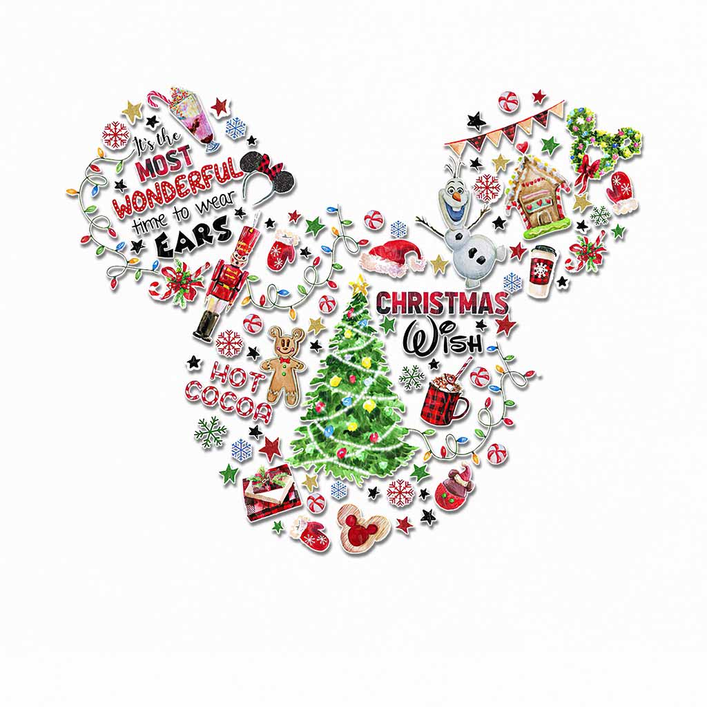Wonderful Time Of The Year - Christmas Mouse Decal Full