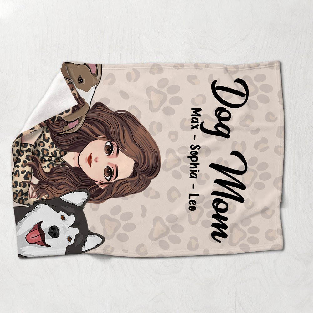 Cat Mom - Personalized Mother's Day Cat Blanket