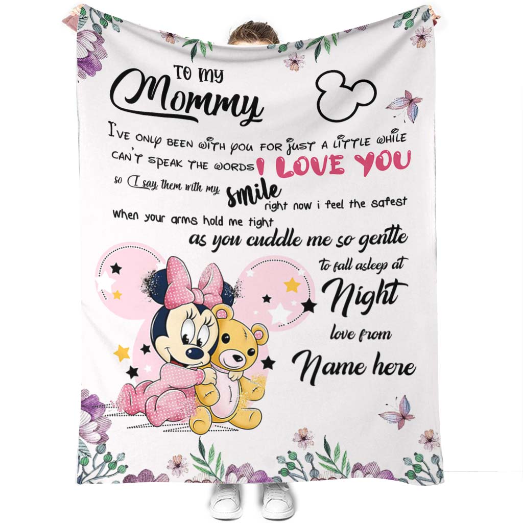 To My Mom - Personalized Mother's Day Mouse Blanket