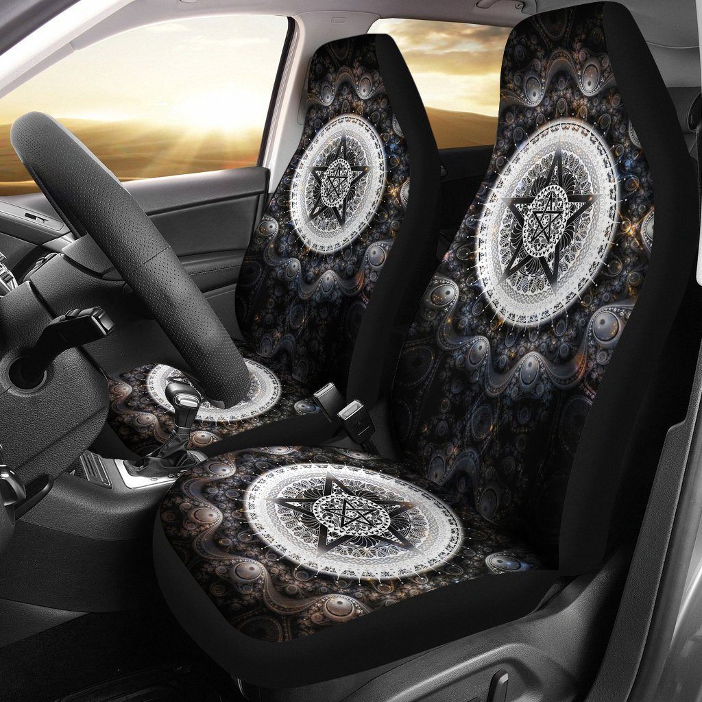 Wiccan Star - Witch Seat Covers 0822