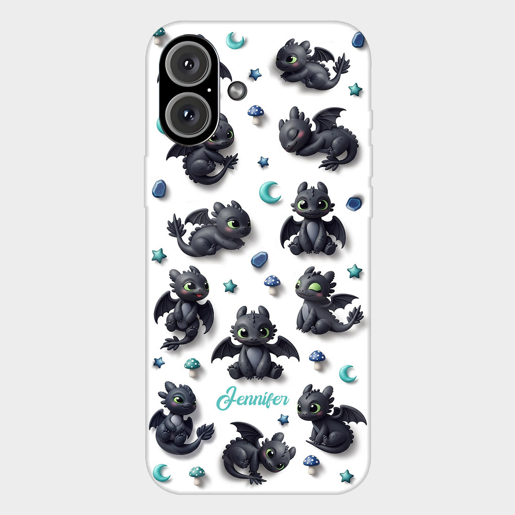 Adorable Dragon - Personalized Mouse Full Print Phone Case