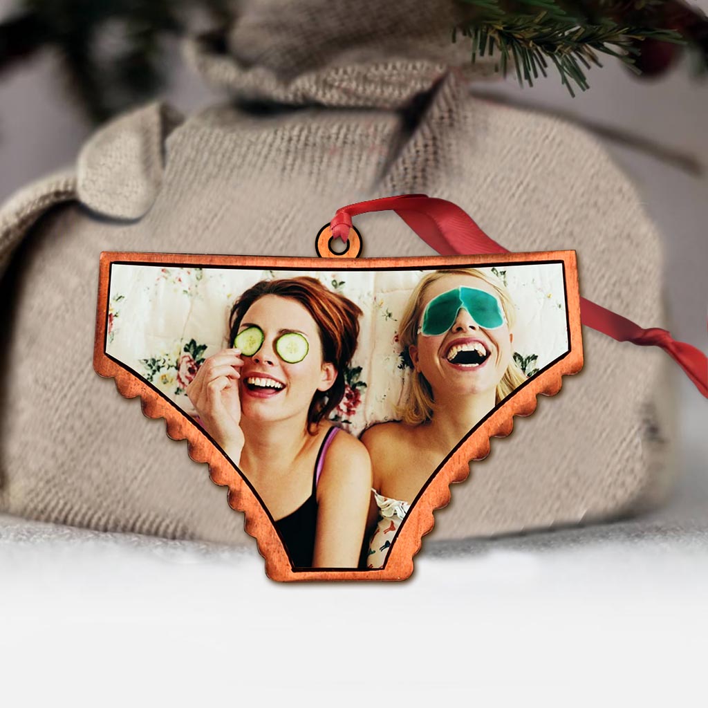 Big Knickers - Personalized Christmas Bestie Ornament (Printed On Both Sides)