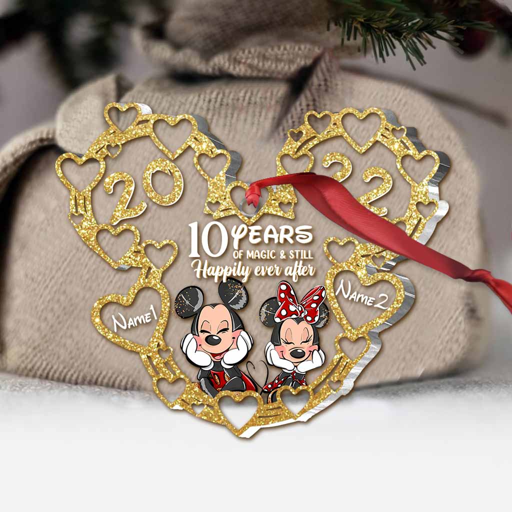 Still Happily Ever After - Personalized Christmas Mouse Transparent Ornament