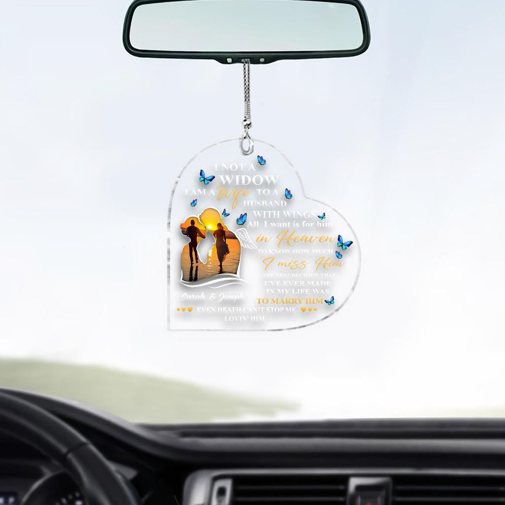 I'm A Wife - Personalized Memorial Transparent Car Ornament