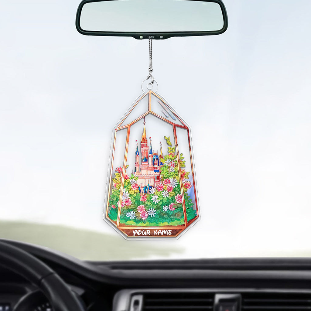 Magical Castle - Personalized Mouse Transparent Car Ornament