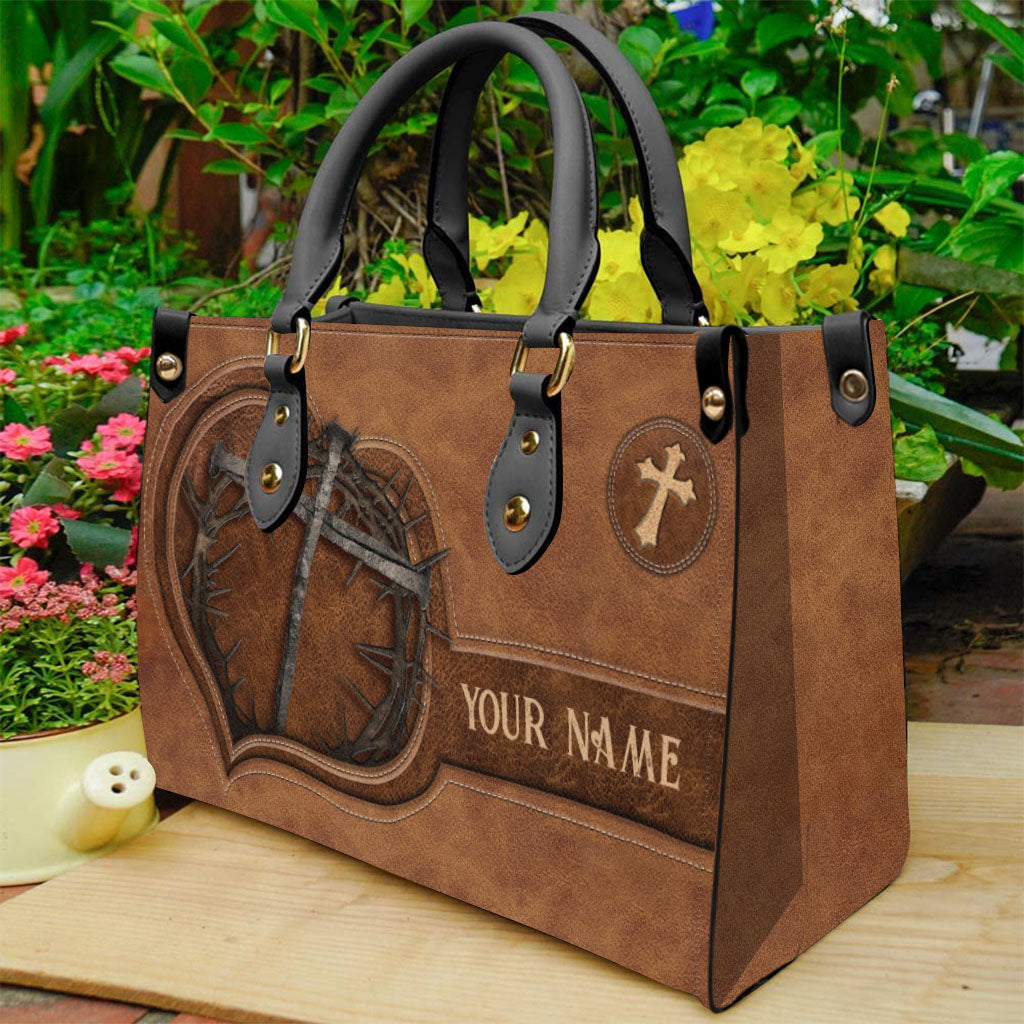 Have Faith - Personalized Christian Leather Handbag