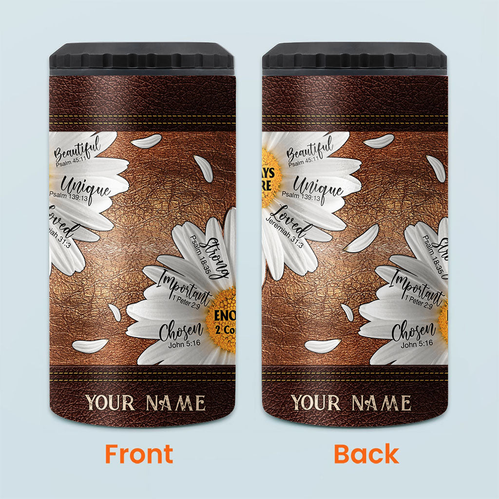 God Says You Are - Personalized Christian Can Cooler